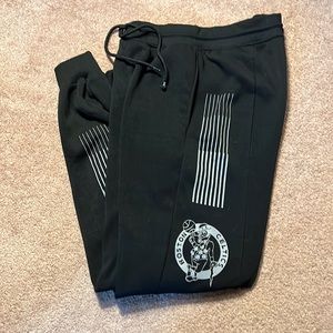 Mens Fleece NBA Celtics Sweatpants size large